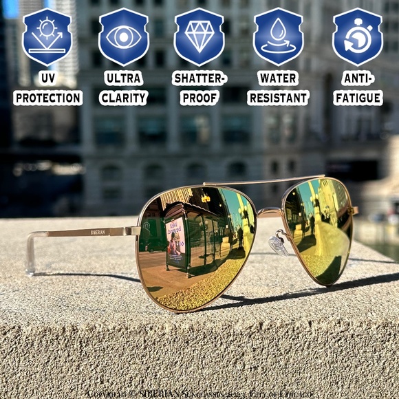 🇺🇸COPPER Aviator Sunglasses - Picture 5 of 14